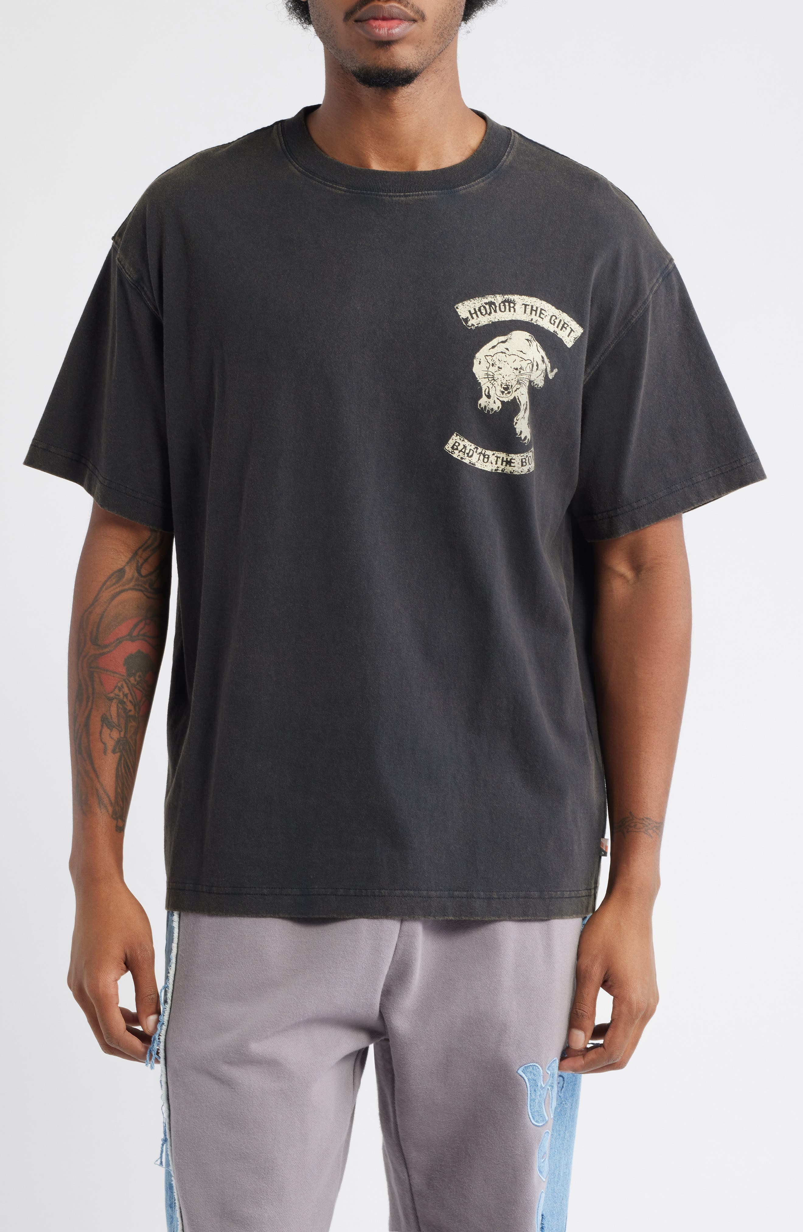 HONOR THE GIFT Bad to the Bone Graphic T-Shirt