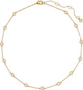 Kate Spade New York bezel station necklace