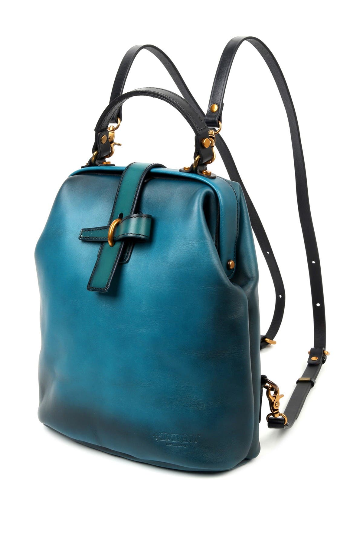 Pamela Convertible Leather Backpack, Alternate, color, TURQUOISE