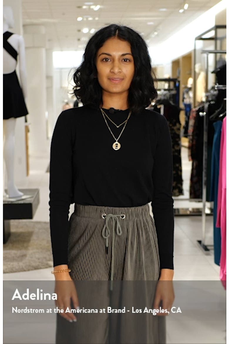 Suede Wide Leg Trousers video