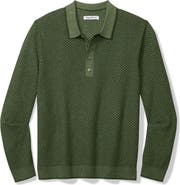 Tommy Bahama Coolside Valley Long Sleeve Polo Sweater
