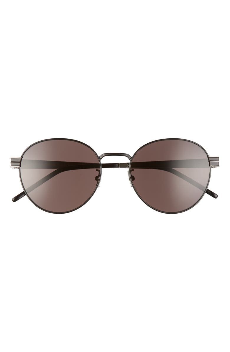 Saint Laurent 55mm Oval Sunglasses, Main, color, 