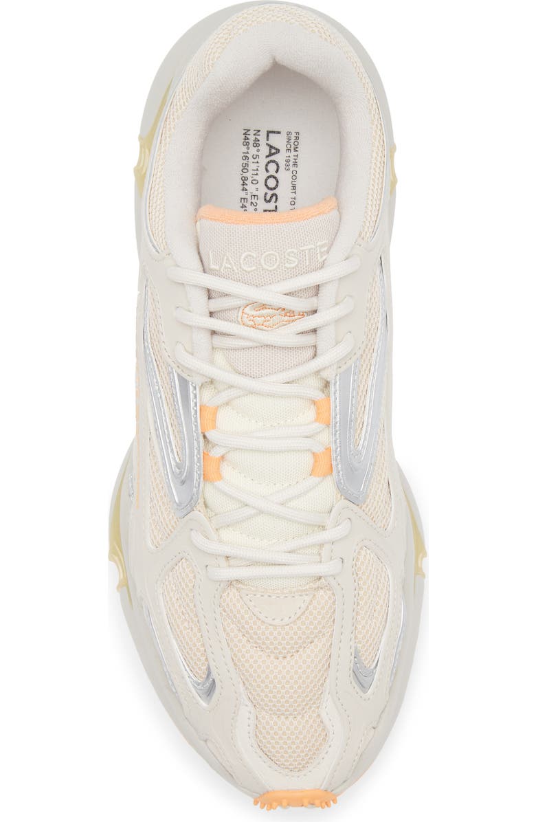 Lacoste L003 2K24 Sneaker, Alternate, color, Light Tan/ Light Orange