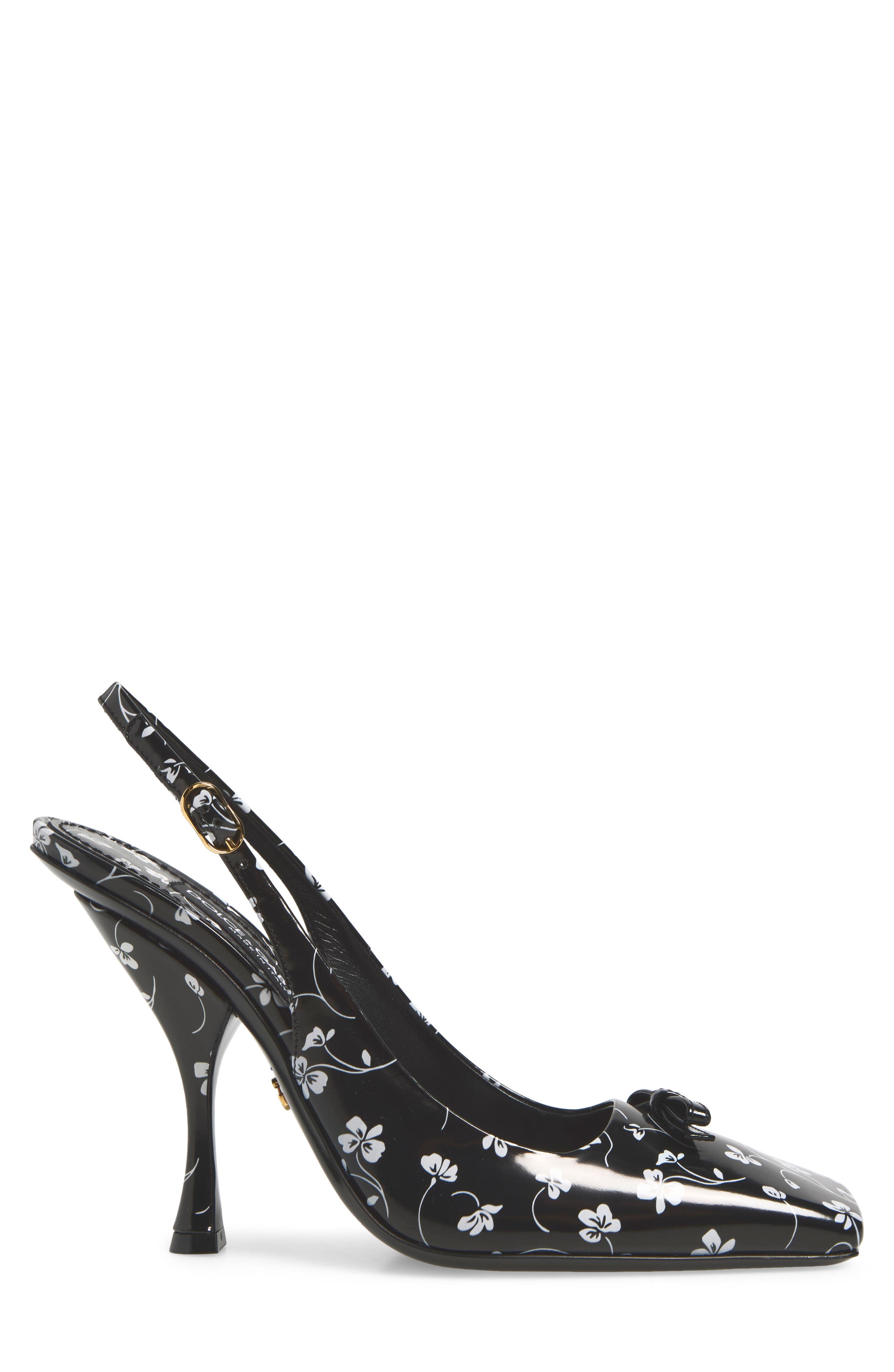 Schiffer Square Toe Slingback Pump, Alternate, color, NERO