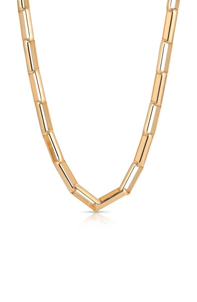 Ettika Rectangle Chain Necklace, Alternate, color, 