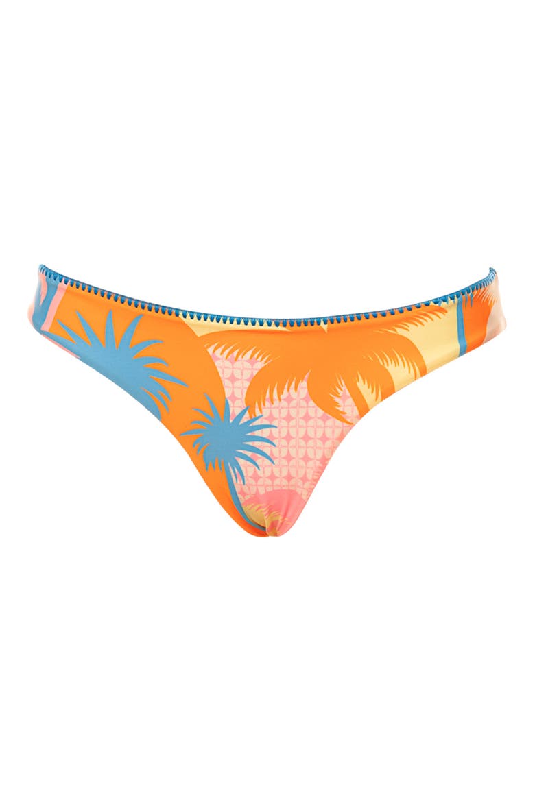 Solar Bliss Flirt Reversible Bikini Bottoms, Alternate, color, OPEN YELLOW