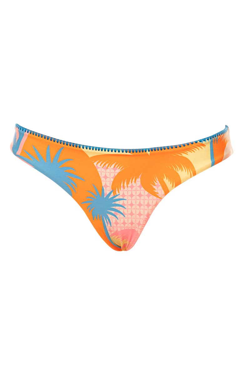 Maaji Solar Bliss Flirt Reversible Bikini Bottoms, Alternate, color, Open Yellow