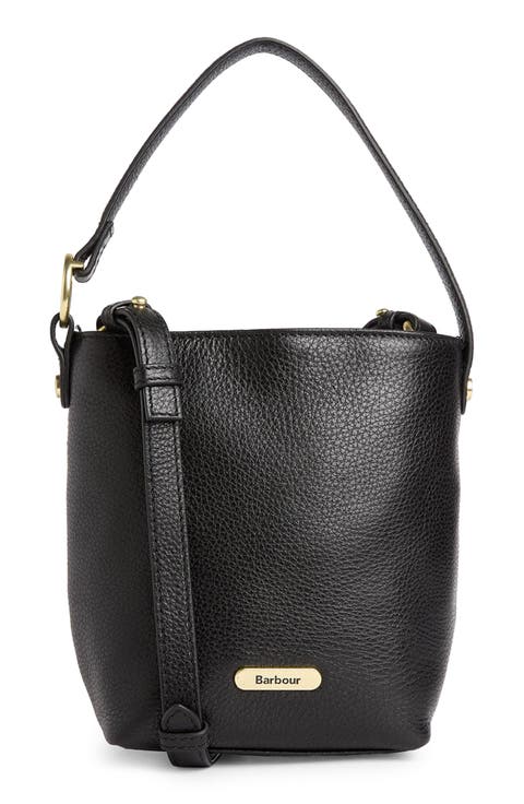 Cedar Mini Leather Bucket Bag