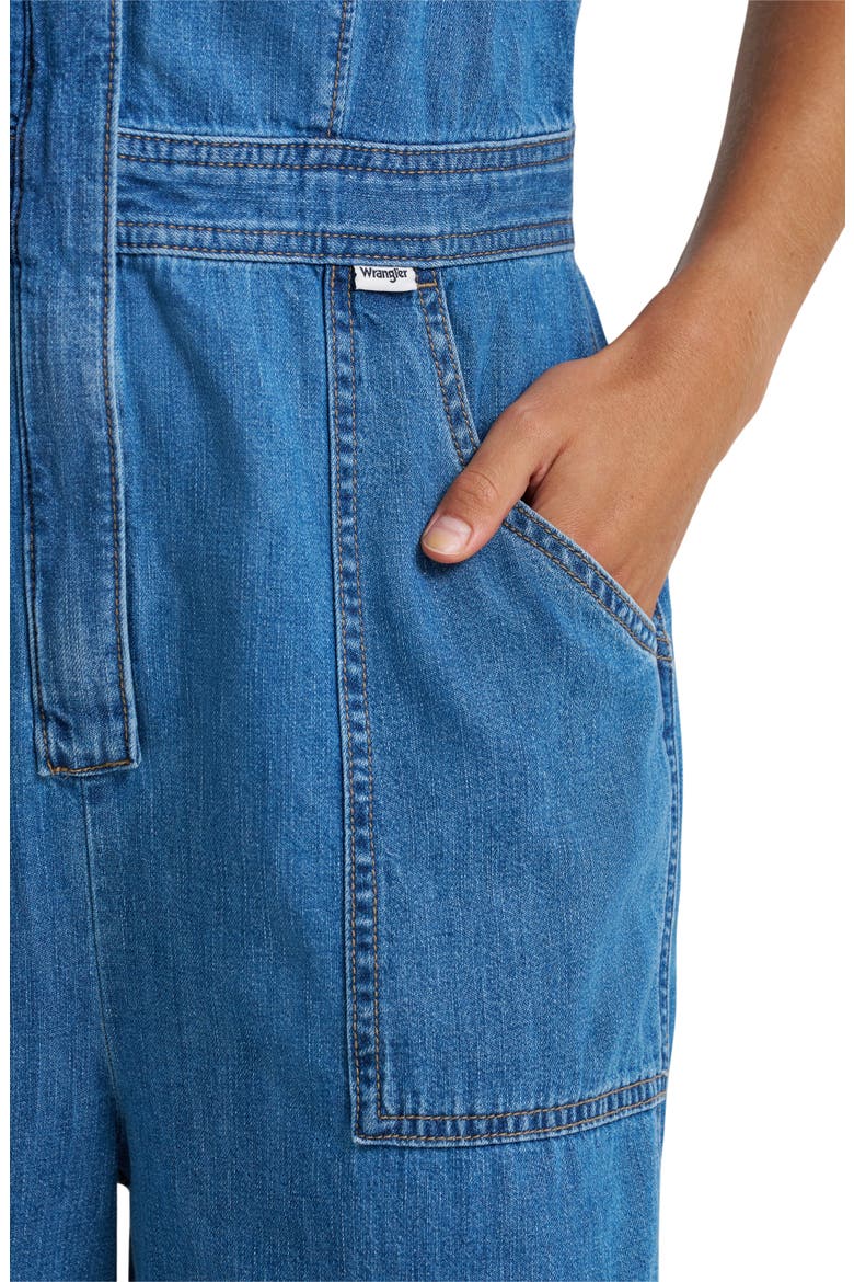 Denim Jumpsuit, Alternate, color, ENGINE HEAT