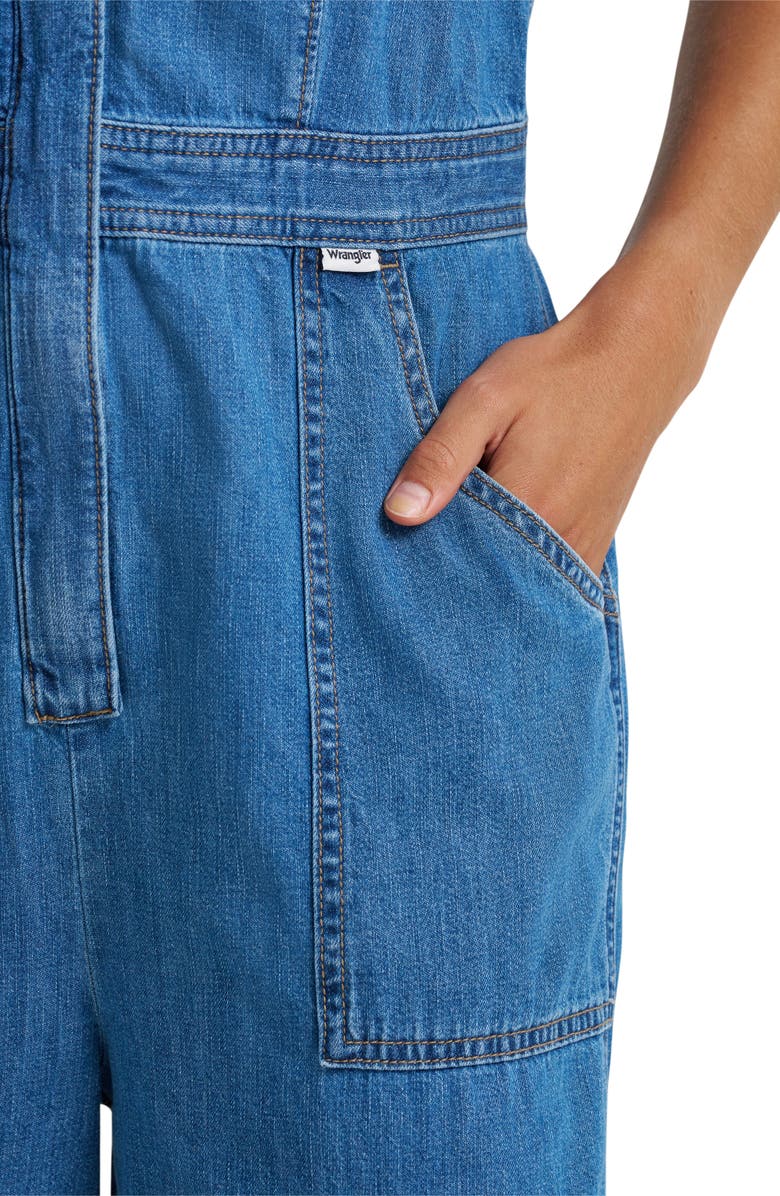 Wrangler Denim Jumpsuit, Alternate, color,