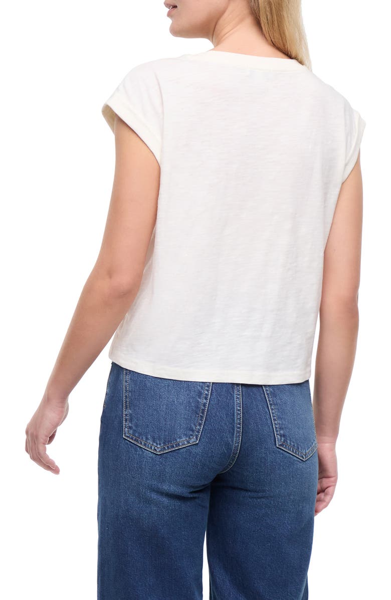 Wildfox Nova Embellished Top, Alternate, color, Snow White