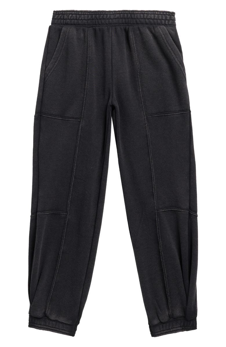 PINK ROSE Kids' Barrel Joggers, Main, color, Black