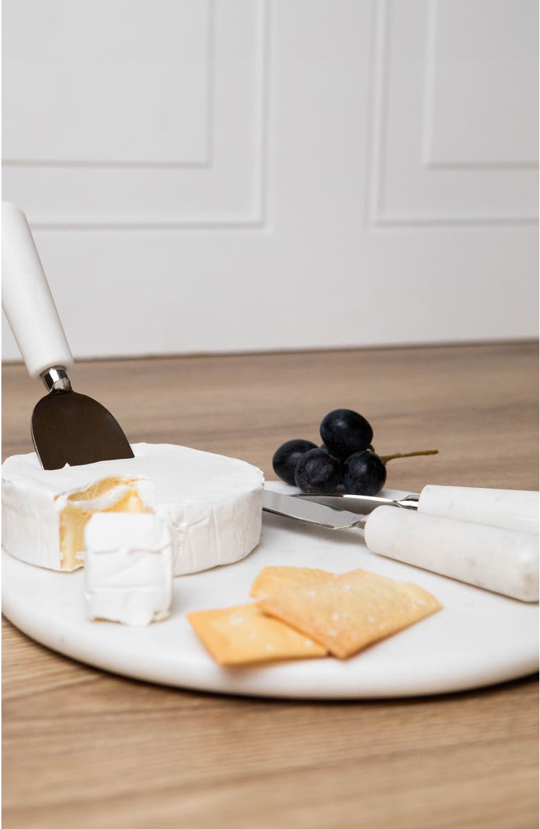 Verve Culture Boxed Set of Marble Cheese Tools, Alternate, color, 