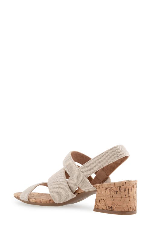 AEROSOLES AEROSOLES CHARA WOVEN BLOCK HEEL SANDAL