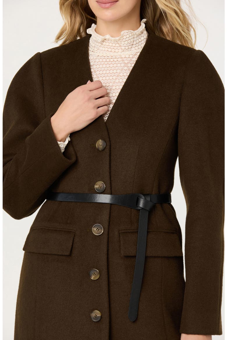 Glorimar Coat, Alternate, color, DARK OLIVE