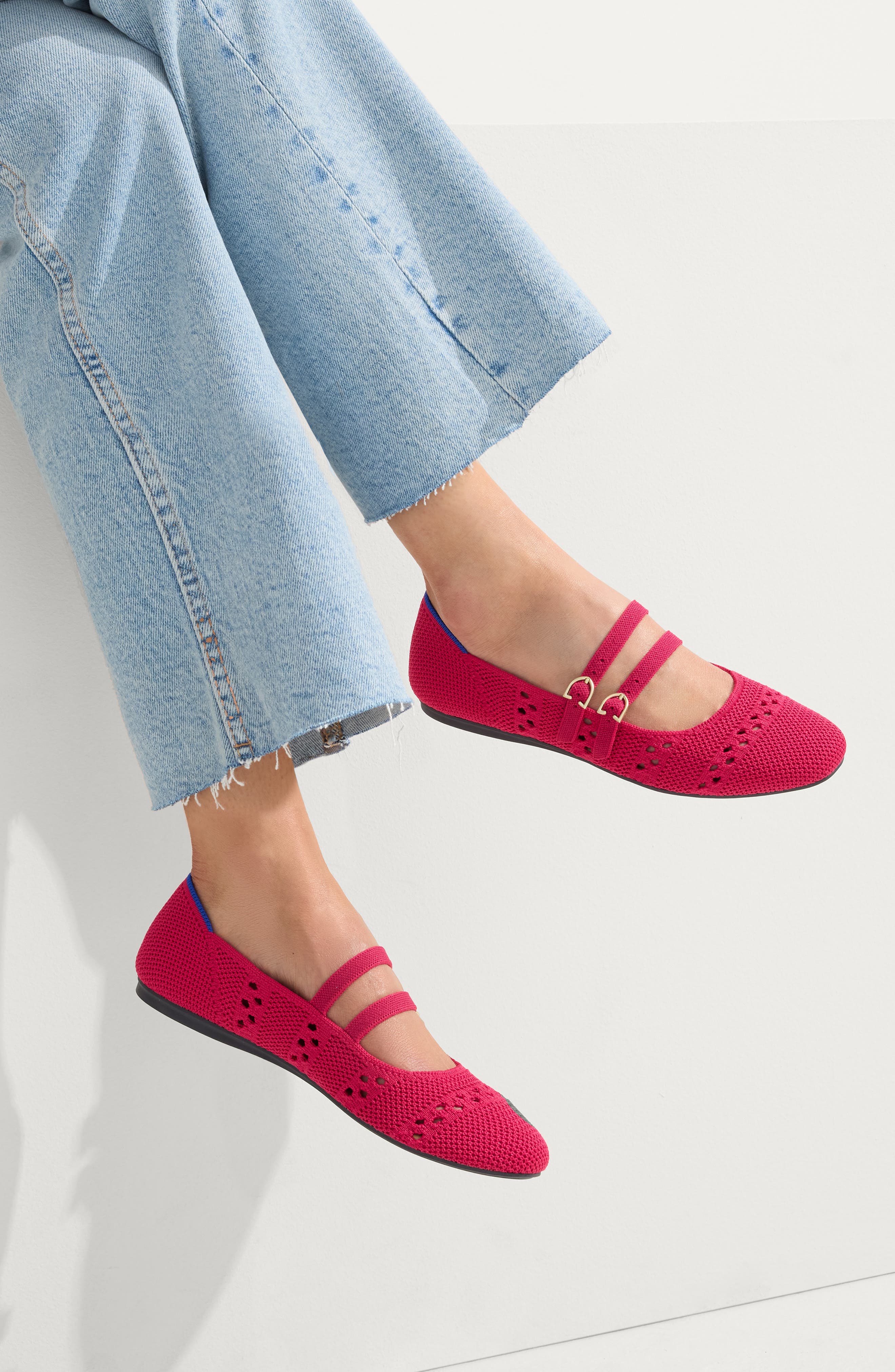 Rothy's The Double Buckle Many Jane, Alternate, color, 