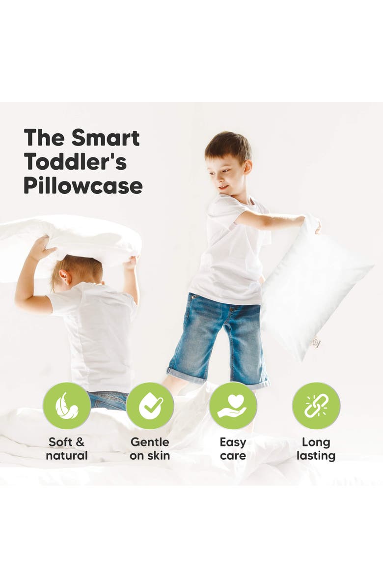 KeaBabies 2-Pack My Little Dreamy [Protect+] Waterproof Pillowcase, Alternate, color, Soft White