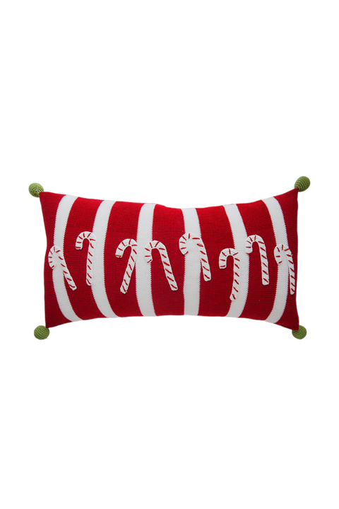 Candy Cane Lumbar Pillow