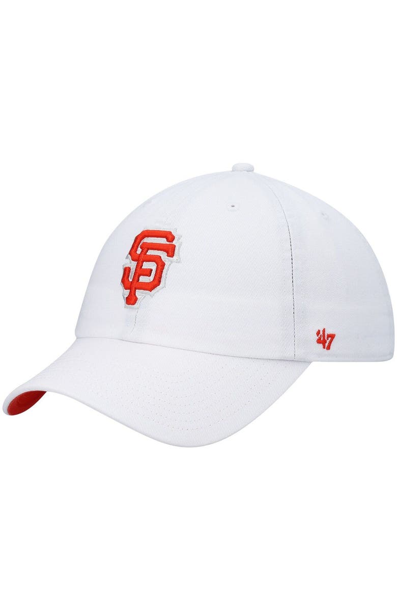 '47 Men's '47 White San Francisco Giants Area Code City Connect Clean Up Adjustable Hat, Alternate, color, White