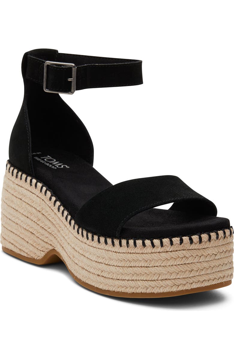 TOMS Laila Espadrille Platform Sandal, Main, color,