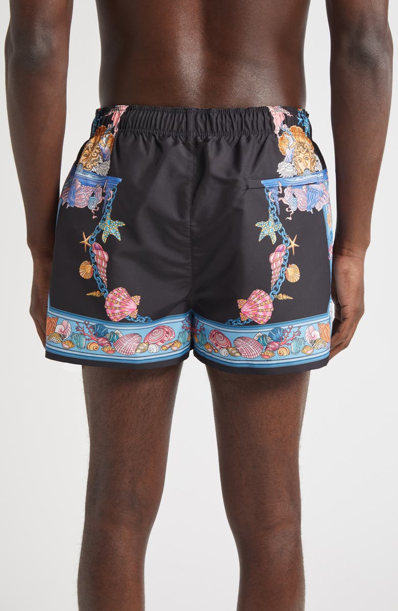 Coral Theater Swim Trunks
