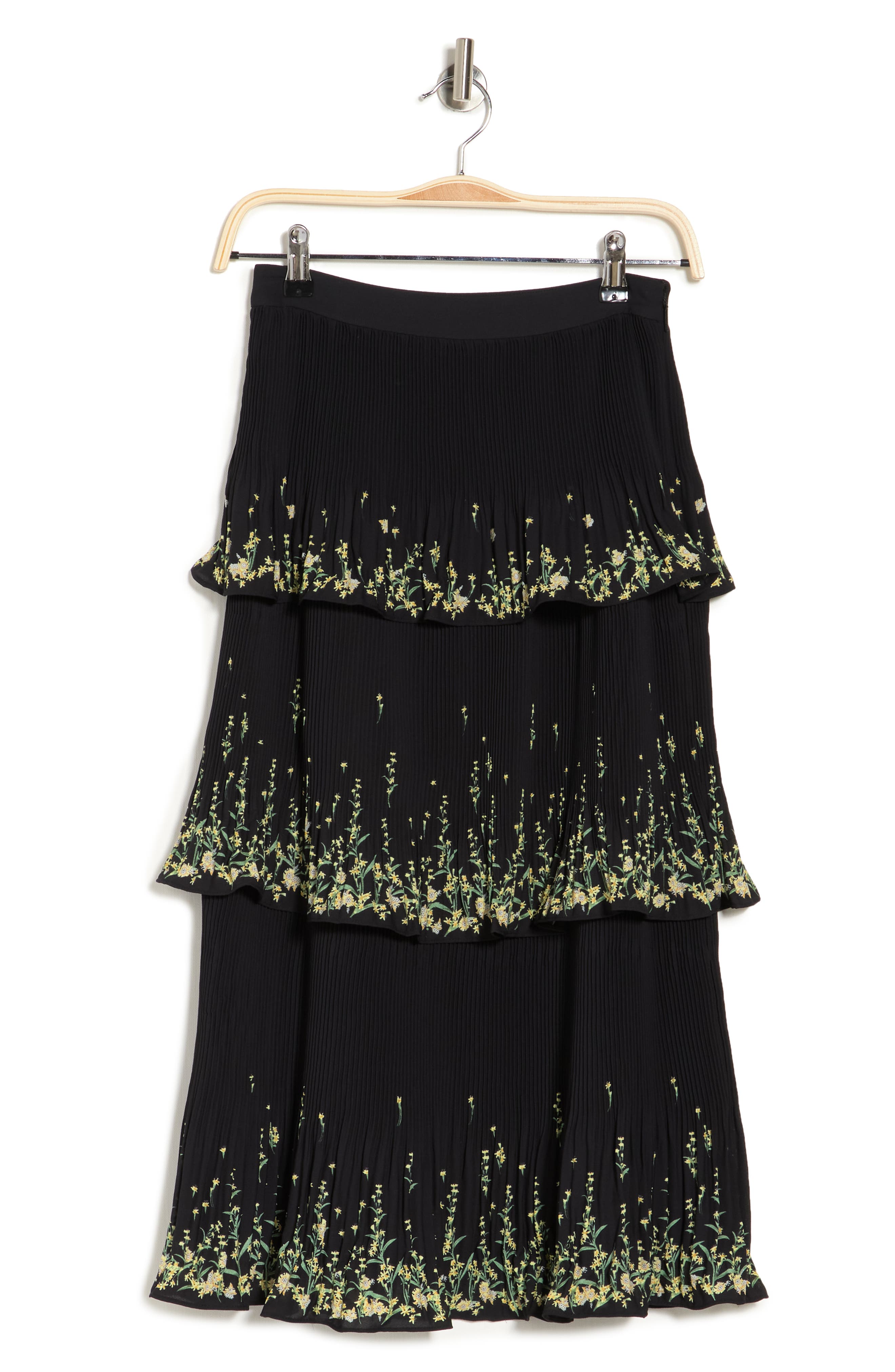 Ted Baker London TED BAKER Carsena Papyrus Tiered Pleated Skirt (Women ...