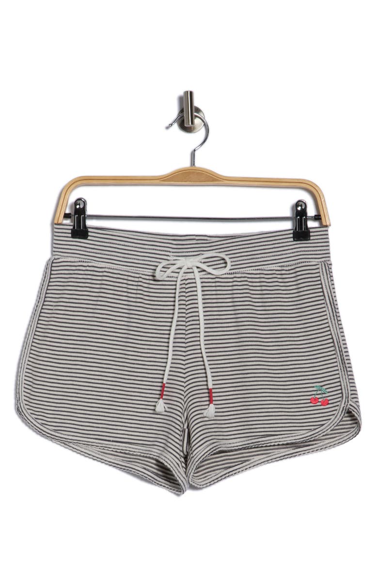 PJ Salvage Life Is Sweet Pajama Shorts, Alternate, color, Dark Charcoal