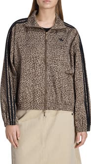 adidas Originals Firebird Animal Print Denim Track Jacket