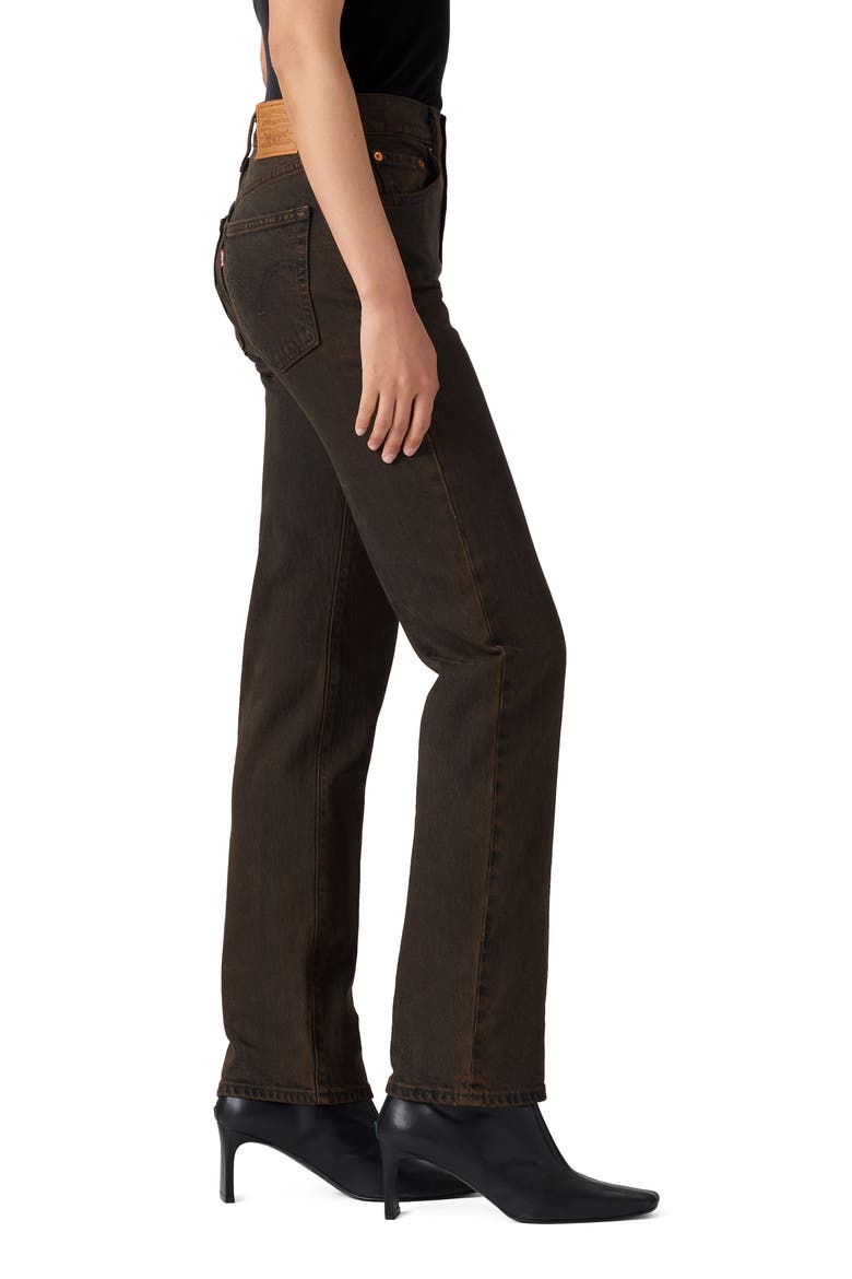 Ribcage Overdye High Waist Slim Jeans, Alternate, color, OVER A CUP SRTY
