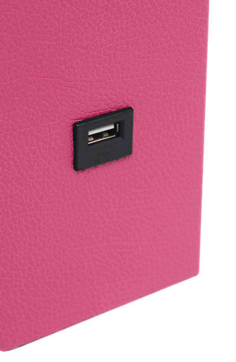 LALIA HOME Lexington Faux Leather USB Table Lamp, Alternate, color, 