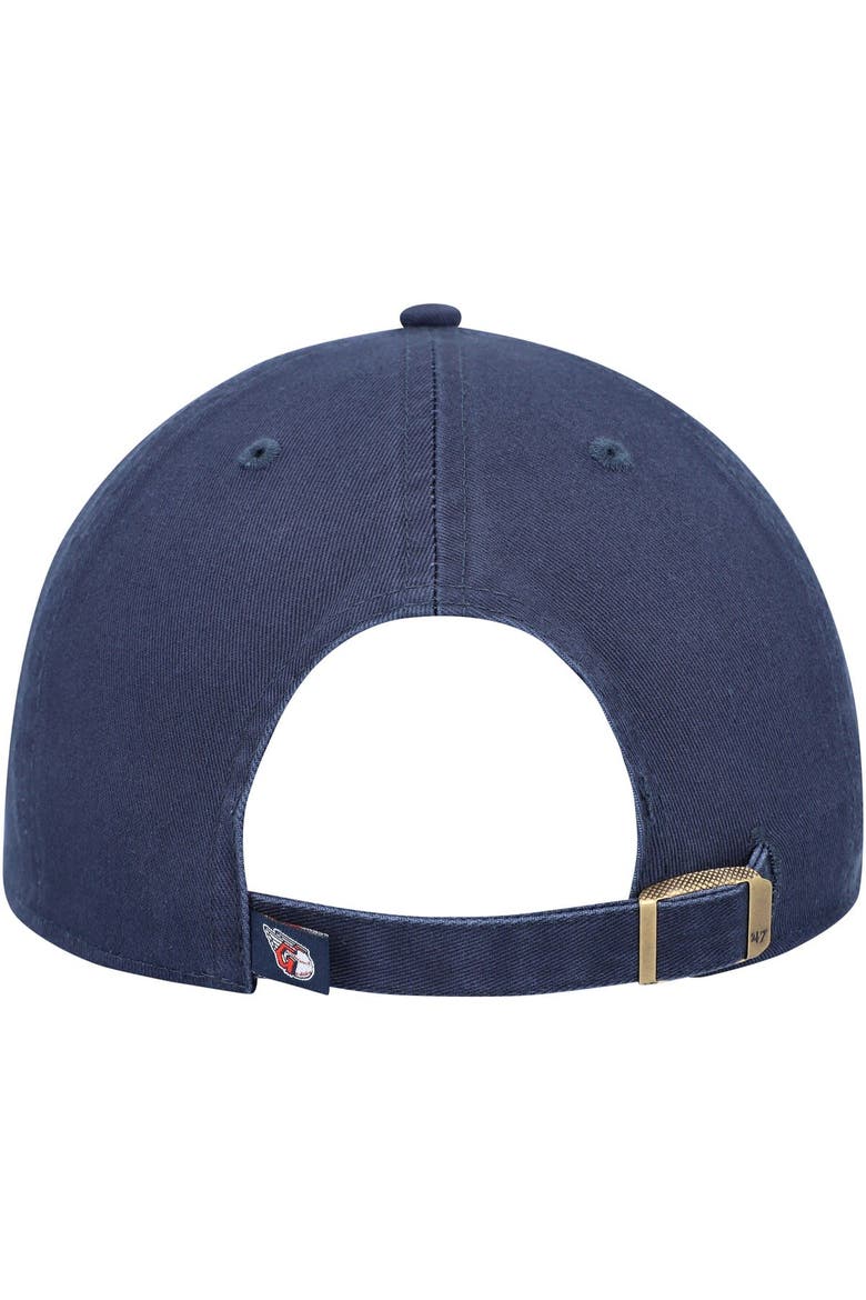 Men's '47 Navy Cleveland Guardians Clean Up Adjustable Hat, Alternate, color, Navy