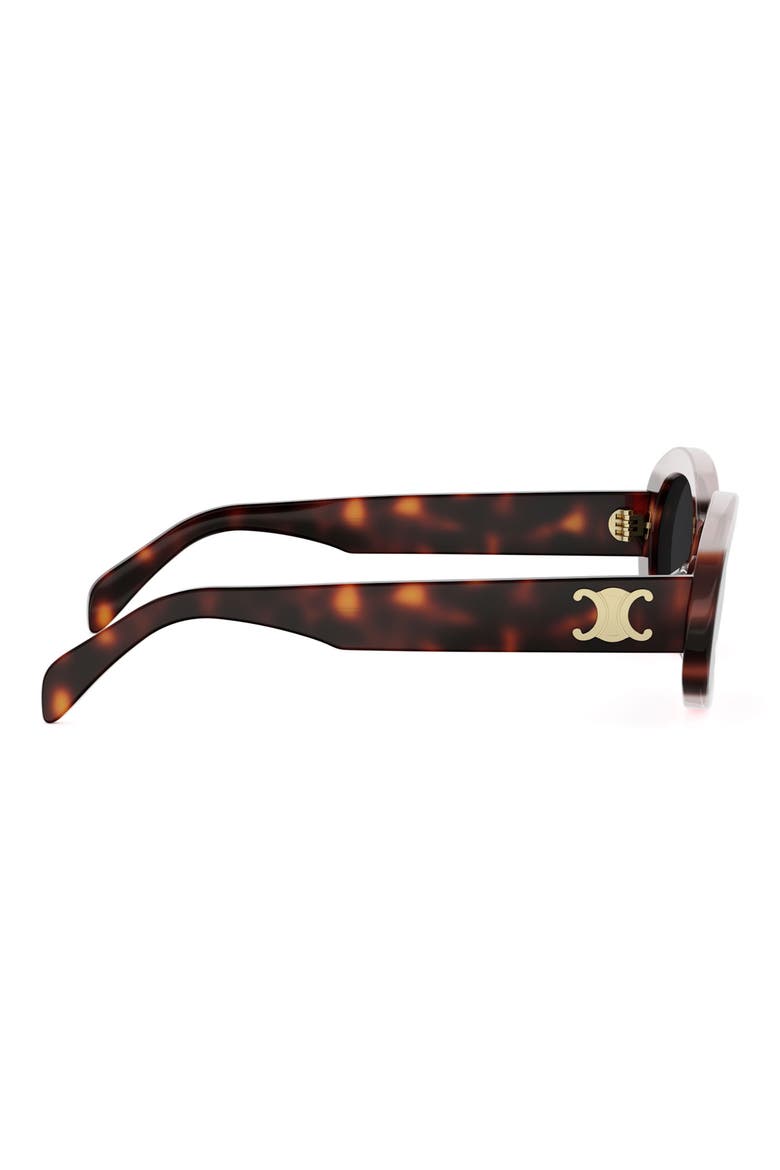Triomphe 52mm Oval Sunglasses, Alternate, color, PINK / OTHER / SMOKE