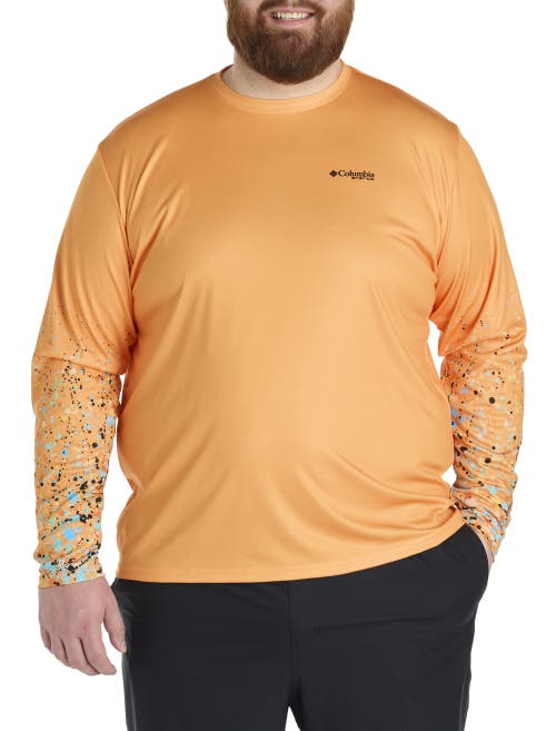 COLUMBIA COLUMBIA BIG & TALL TERMINAL TACKLE PFG X BENTLEY LONG-SLEEVE GRAPHIC T-SHIRT