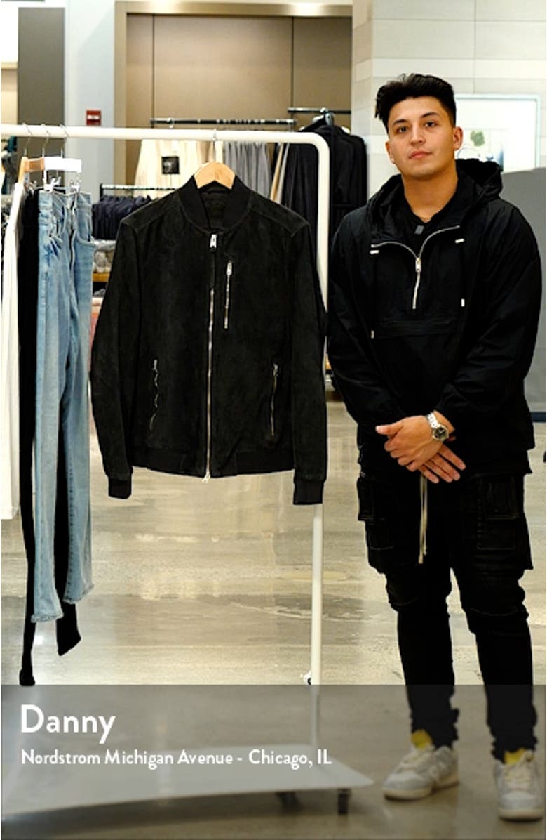 Kemble Suede Bomber Jacket, sales video thumbnail