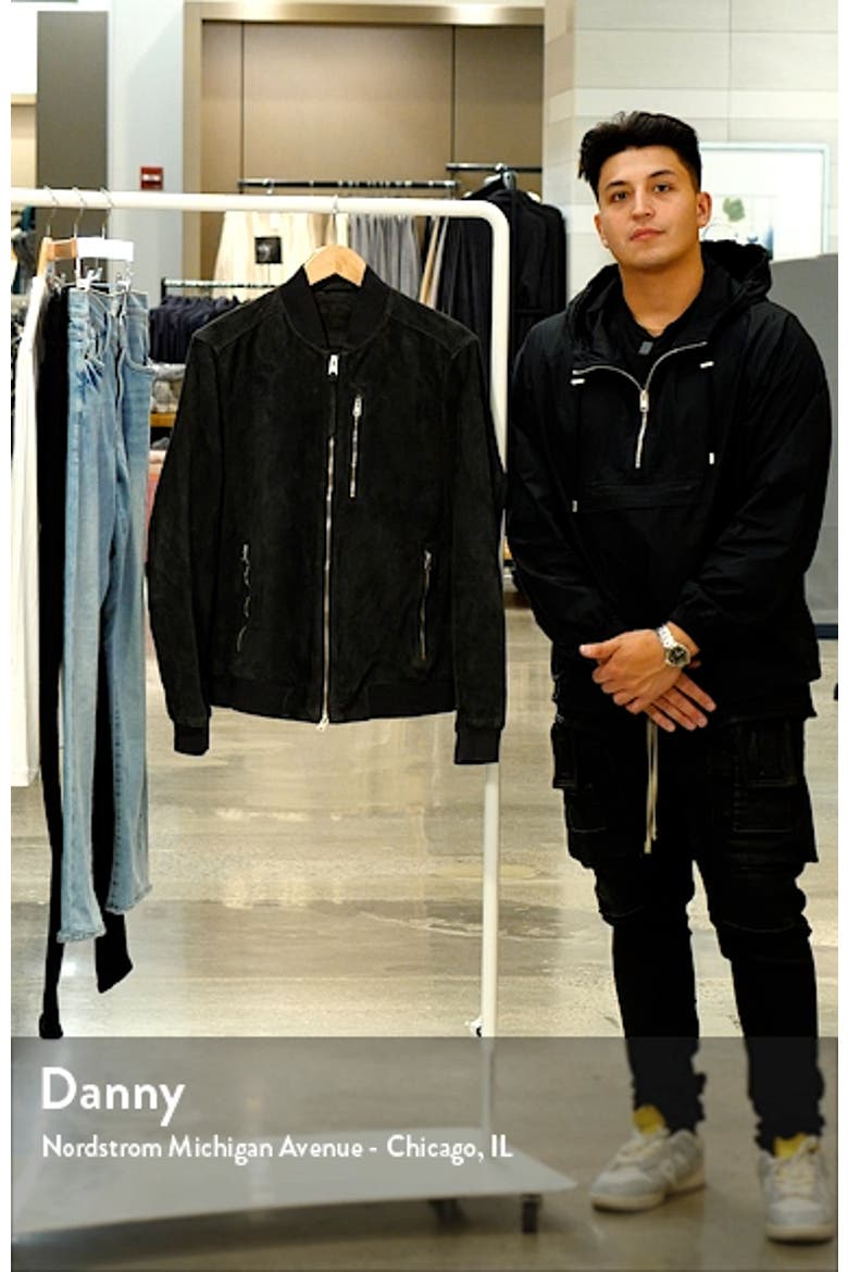 Kemble Suede Bomber Jacket video