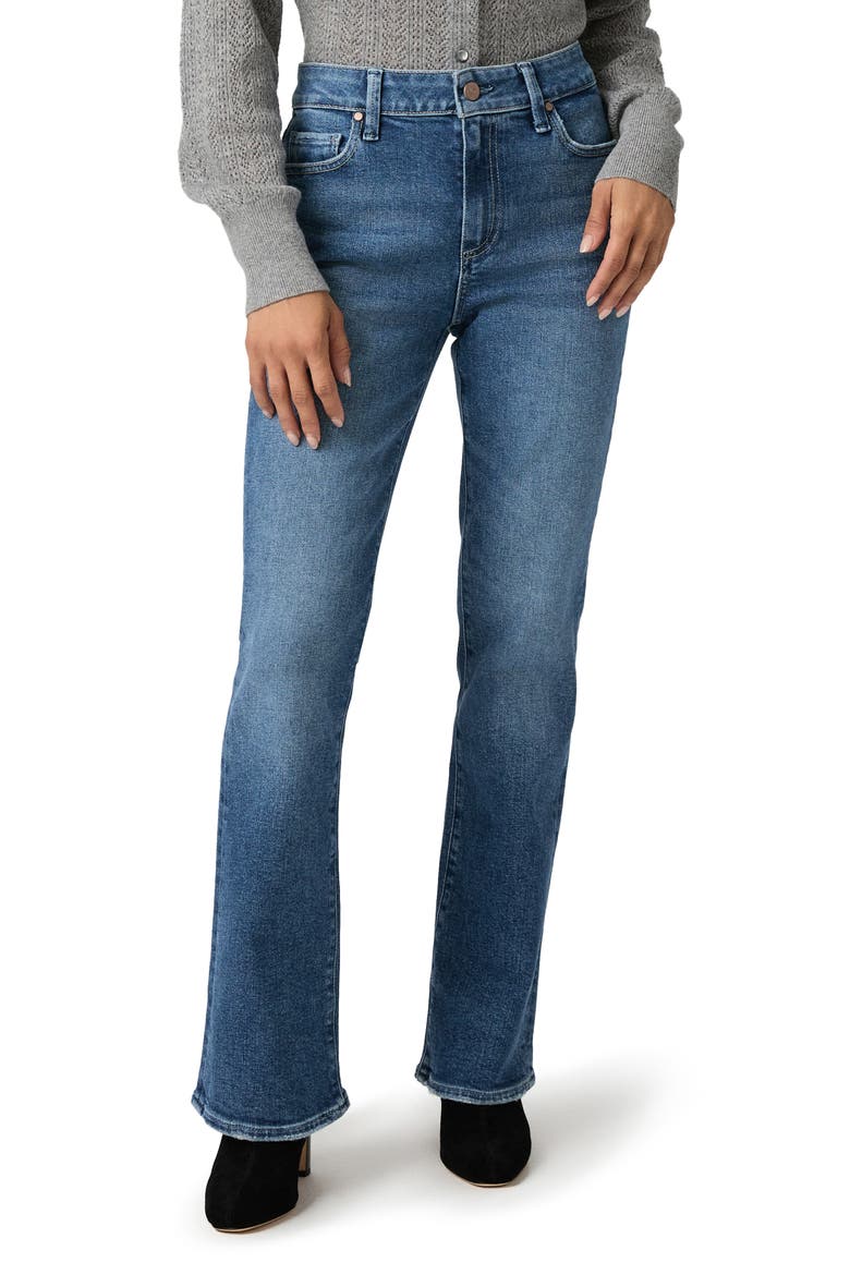 Manhattan High Waist Petite Bootcut Jeans, Main, color, CAMPUS