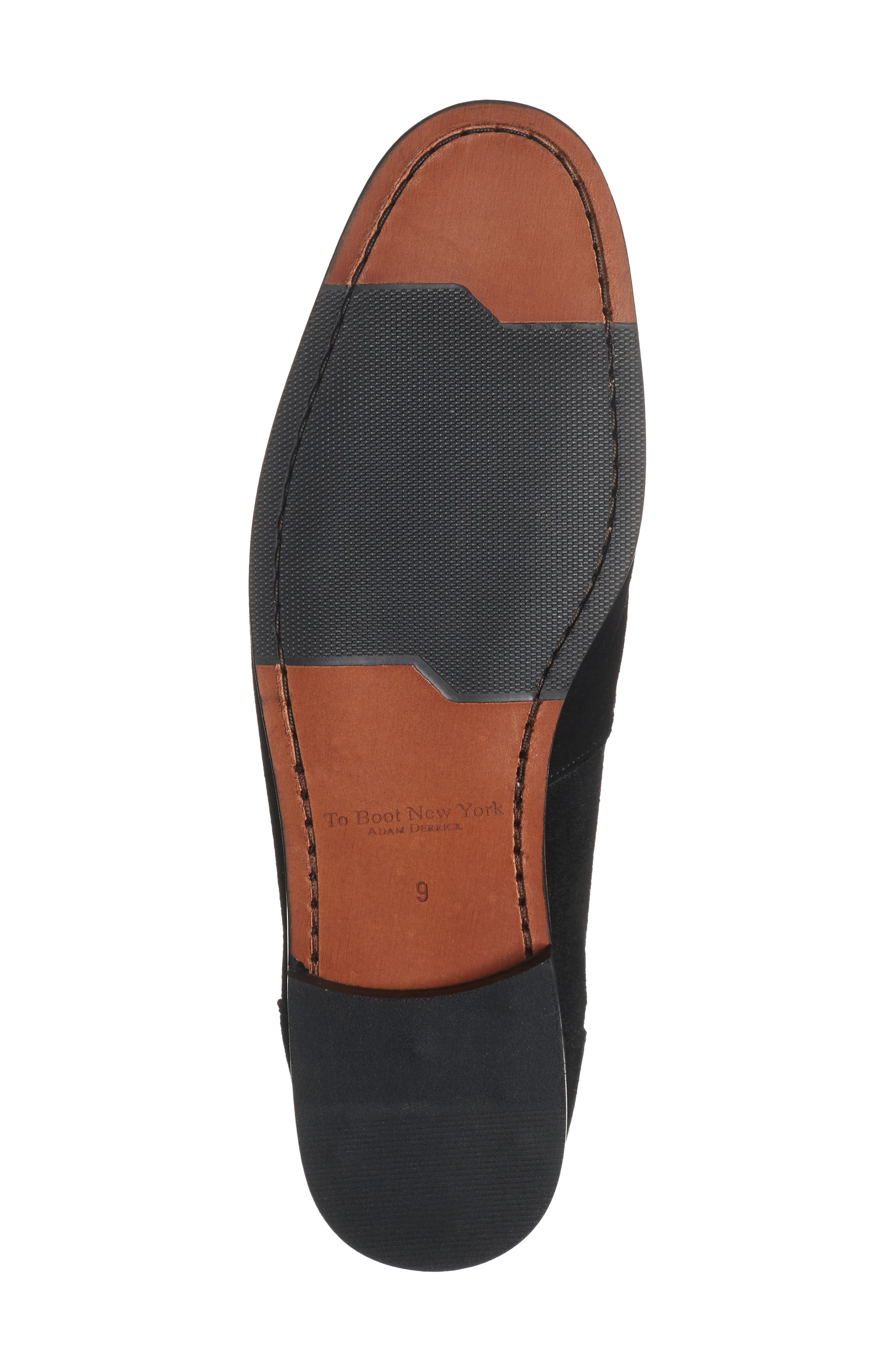 TO BOOT NEW YORK Brazil Penny Loafer, Alternate, color, Suede Black