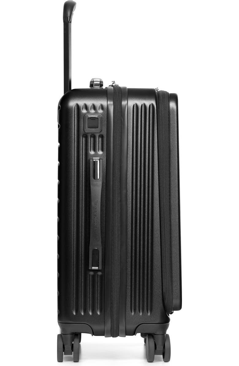 TRAVELERS CHOICE Mykel 22-Inch Carry-On Hardside Spinner Luggage, Alternate, color, Black
