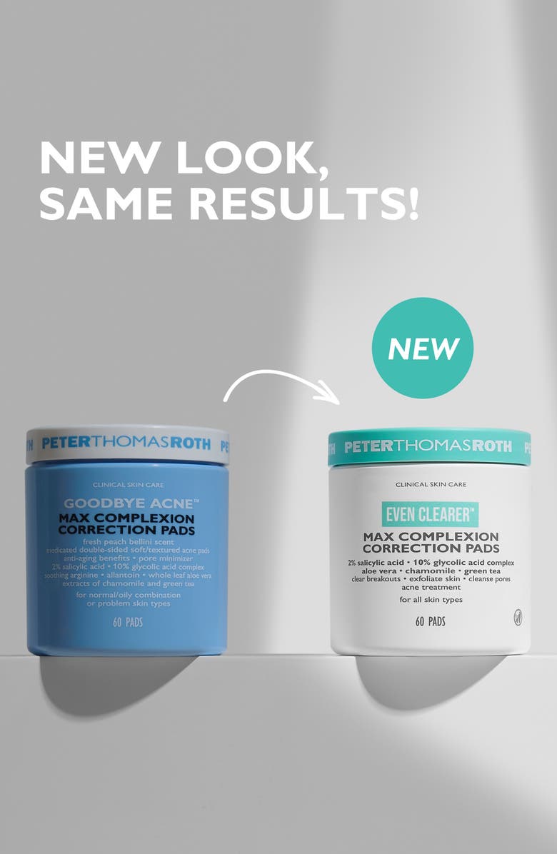 Peter Thomas Roth Even Clearer<sup>™</sup> Max Complexion Correction Pads, Alternate, color,