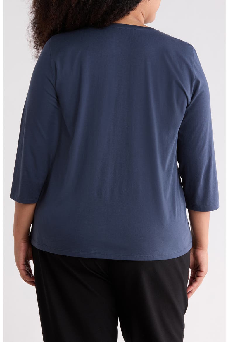 Organic Cotton Top, Alternate, color, MARITIME