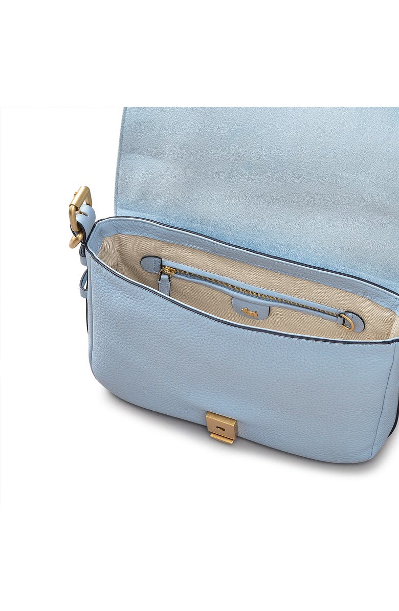 Radley Grafton Street Small Flapover Crossbody Bag, Alternate, color, Smoke Blue
