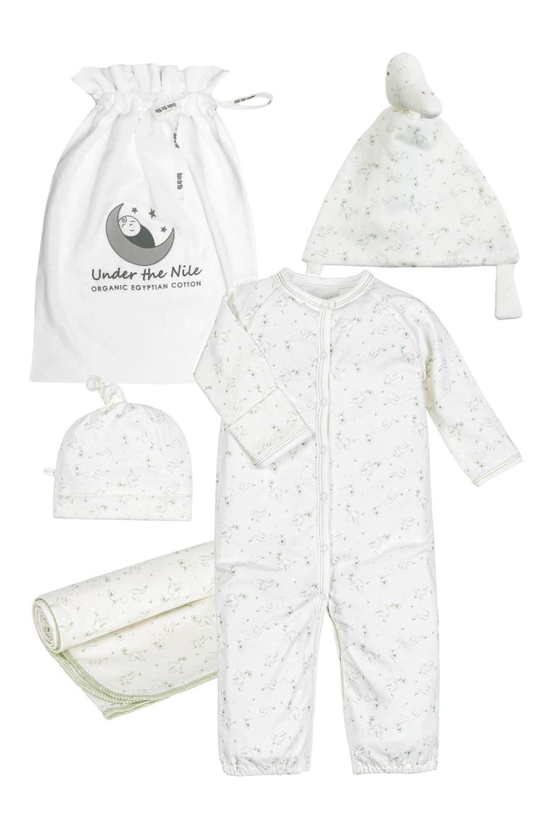 Stork Take Me Home 4-Piece Set, Main, color, WHITE