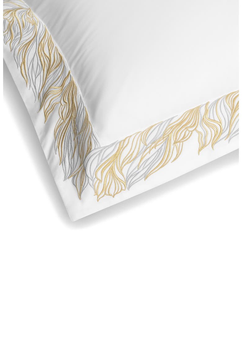 Vellar embroidery pillowcase, Alternate, color, White