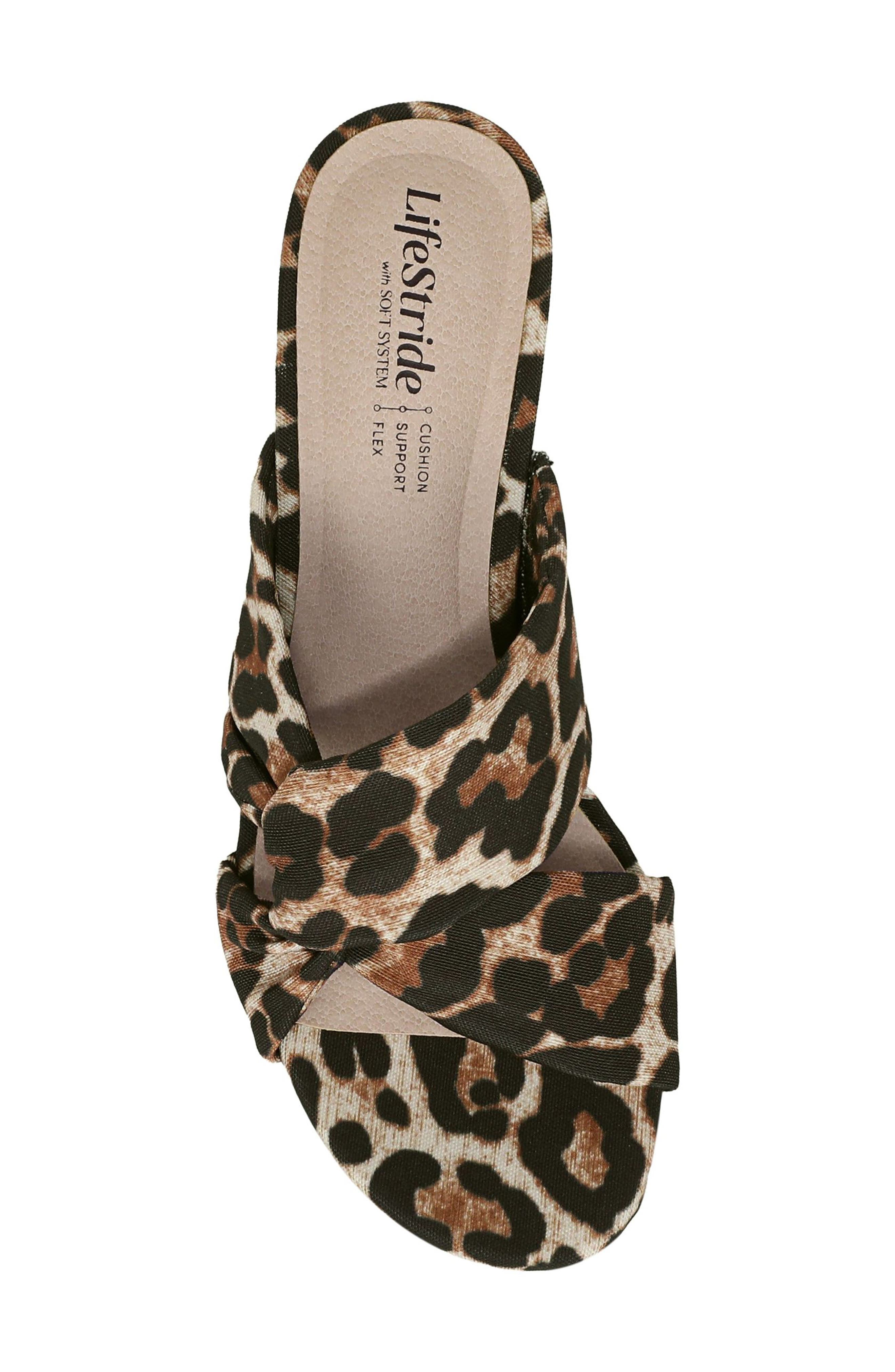 Nori Sandal - Wide Width Available, Alternate, color, LIGHT NATURAL LEOPARD