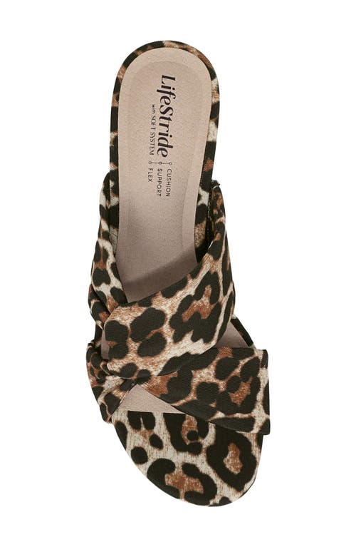 Lifestride Women's Nori Slide Sandals In Animal Print