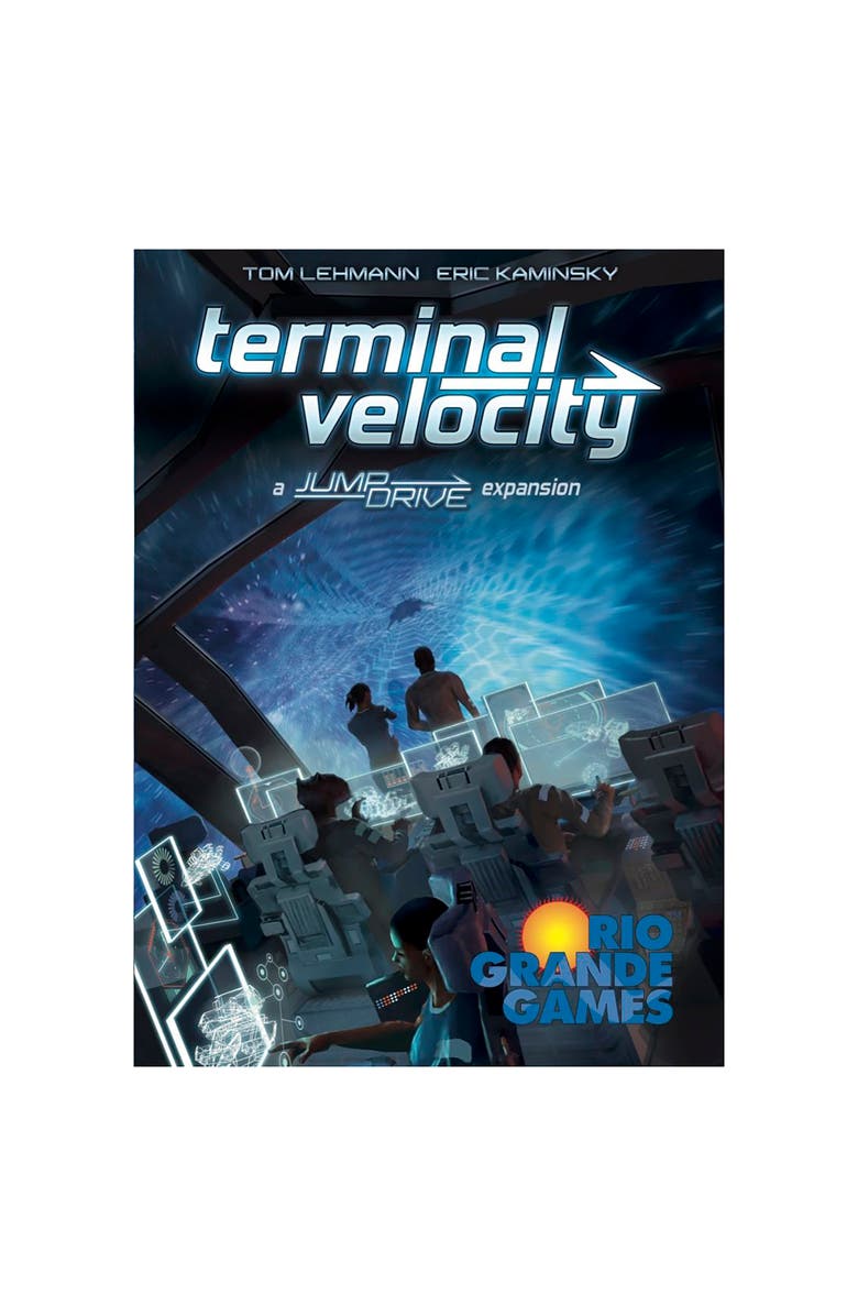 Rio Grande Games-ACH Jump Drive Terminal Velocity Expansion Galaxy Race Card Game, 15 Players, Alternate, color, Multicolored