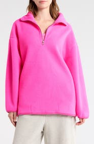 Free People Coco Faux Shearling Pullover Sweatshirt
