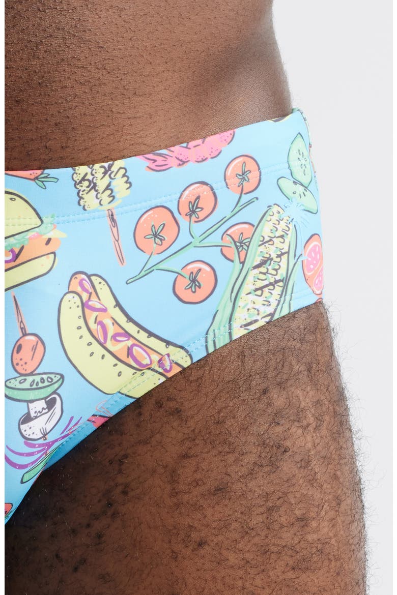 Grill Master Swimsuit, Alternate, color, BLUE
