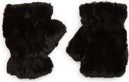 La Fiorentina Faux Fur Fingerless Mittens