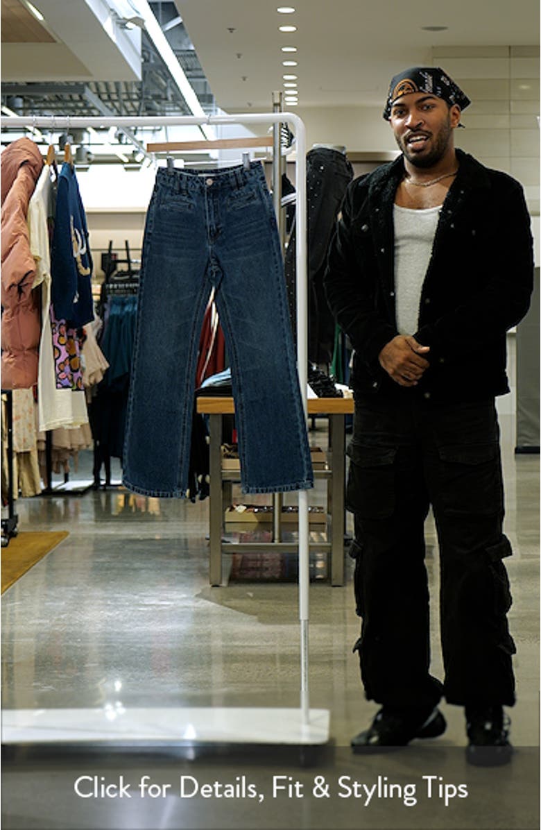 Kids' Welt Pocket Mid Rise Wide Leg Jeans, sales video thumbnail